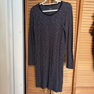 Volcom Women's Long Sleeve Black Knit Dress spring lightweight casual small